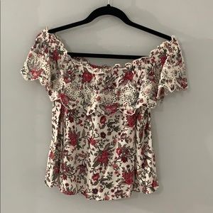 Floral Off the Shoulder Top